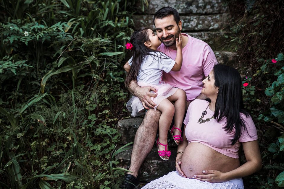 Ensaio Gestante com filhos