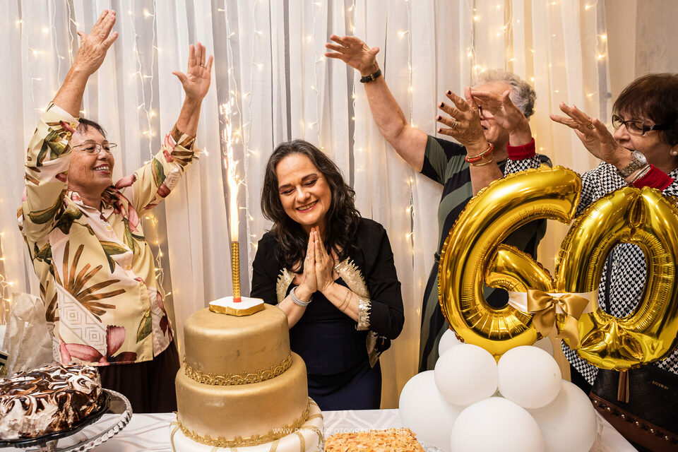 Aniversário de 60 anos em Porto Alegre