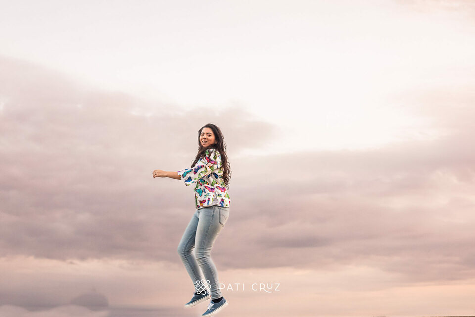 Ensaio de 15 anos na orla do Guaíba - Porto Alegre