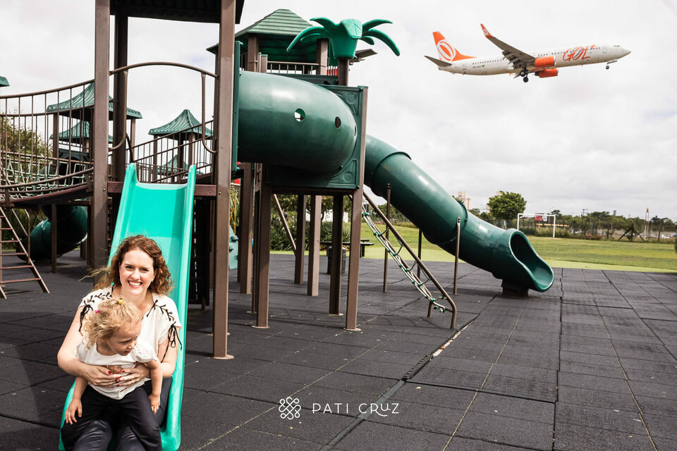 Ensaio de família documental no Boulevard Laçador